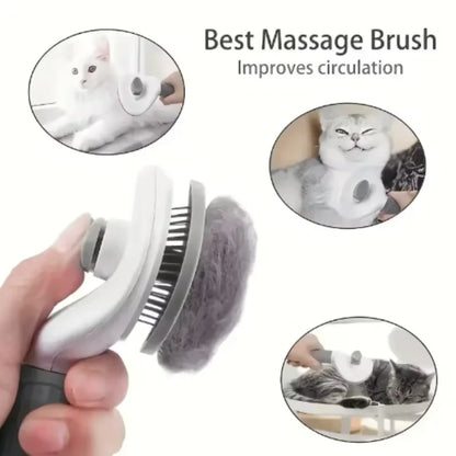 Cepillo Autolimpiante para Perros y Gatos