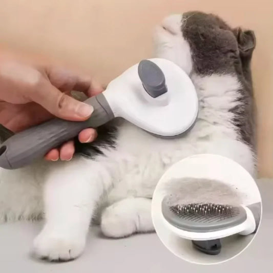 Cepillo Autolimpiante para Perros y Gatos