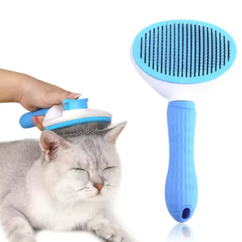 Cepillo Autolimpiante para Perros y Gatos