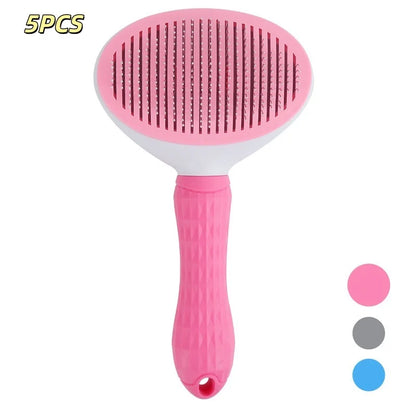 Cepillo Autolimpiante para Perros y Gatos